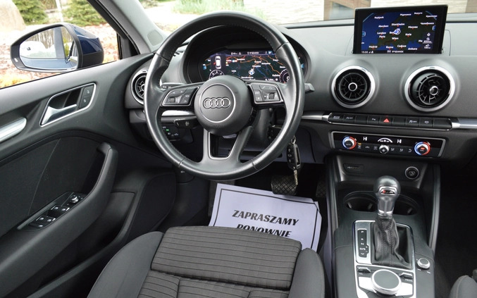 Audi A3 cena 66700 przebieg: 169221, rok produkcji 2019 z Włodawa małe 781